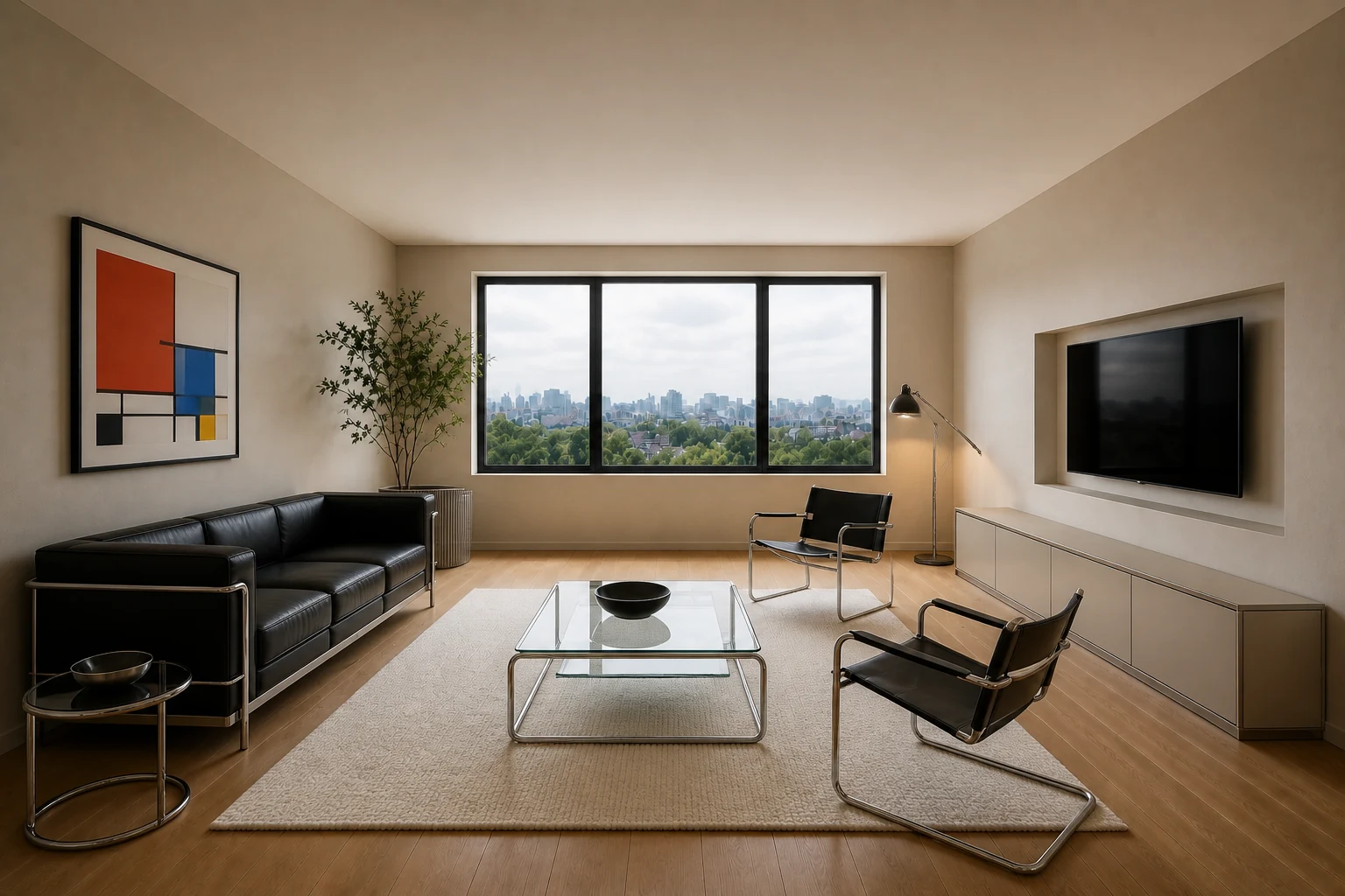 Bauhaus / Modernist fixed-room interpretation