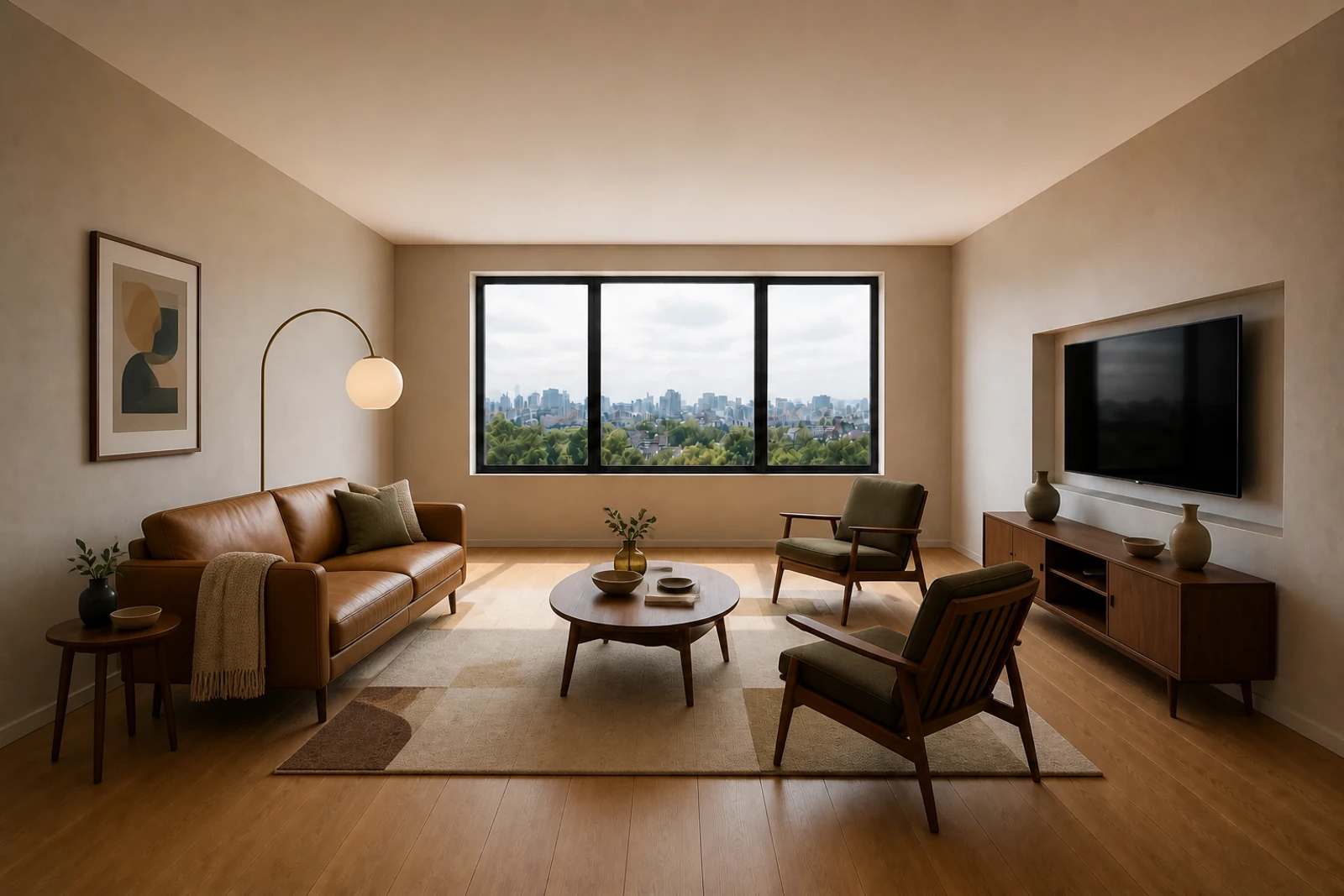 Mid-Century Modern fixed-room interpretation