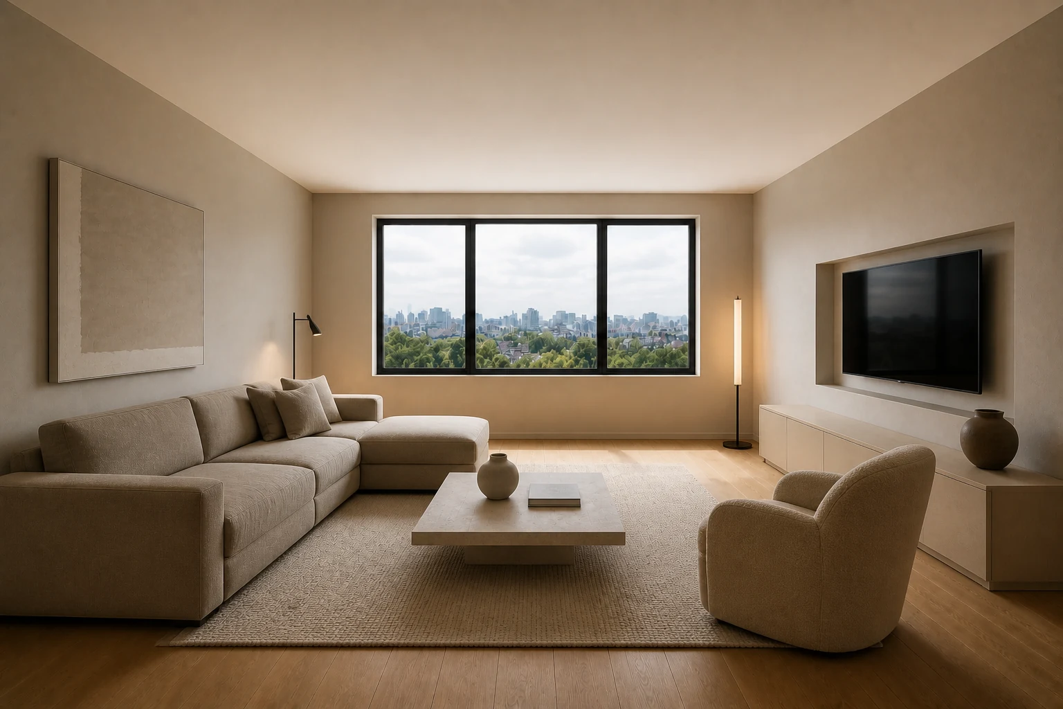 Minimalism fixed-room interpretation