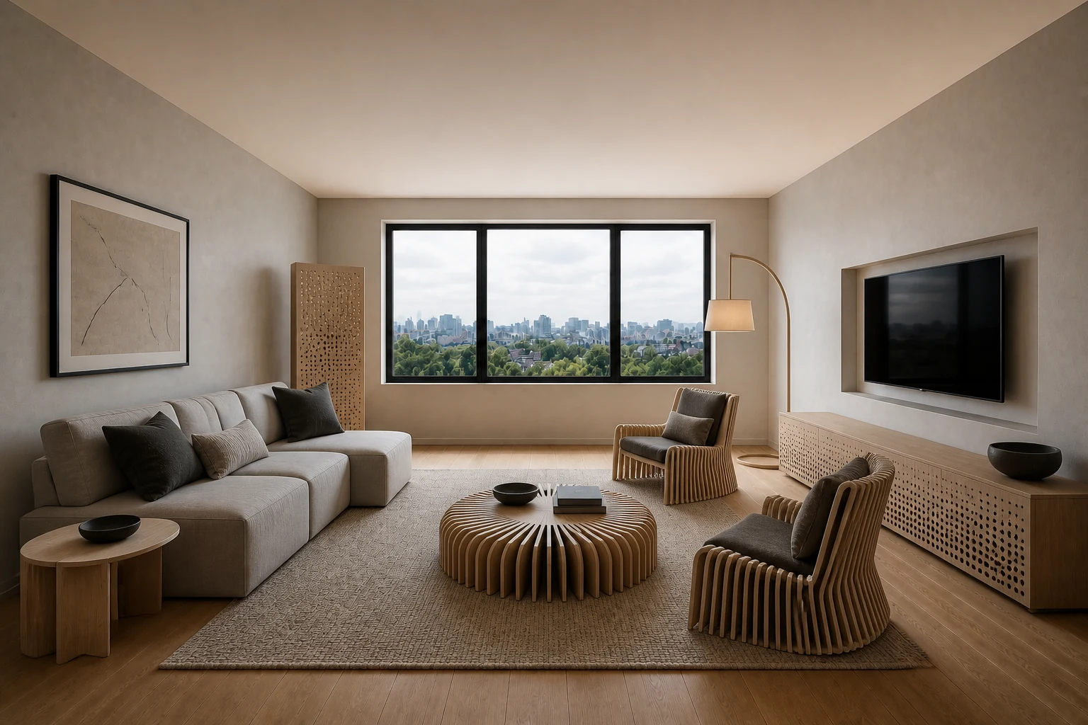 Parametric Design interpretation of the fixed Spatial Design Atlas room