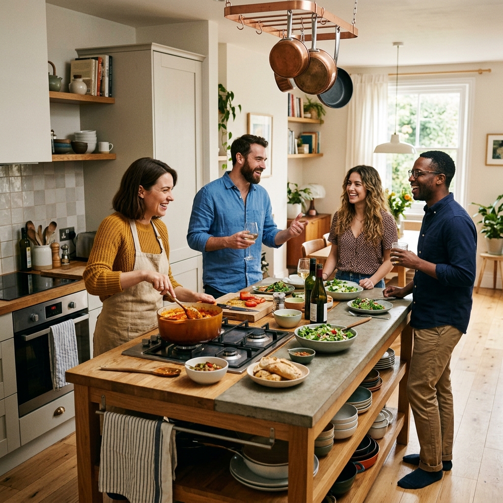 Saturday cooking with friends