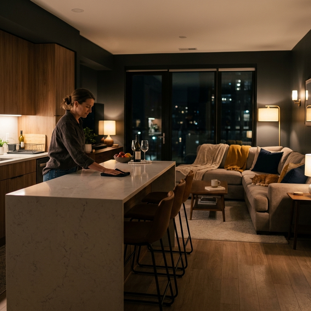 Post-guests calm reset